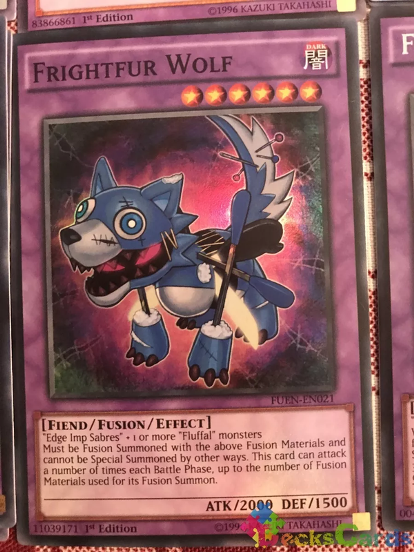 Frightfur Wolf - fuen-en021 - Super Rare 1st Edition 1