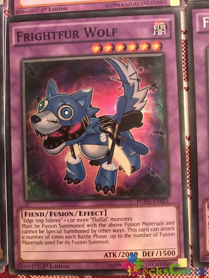 Frightfur Wolf - fuen-en021 - Super Rare 1st Edition 1