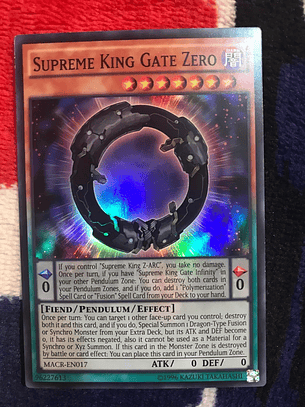 Supreme King Gate Zero - MACR-EN017 - Super Rare 1st Edition