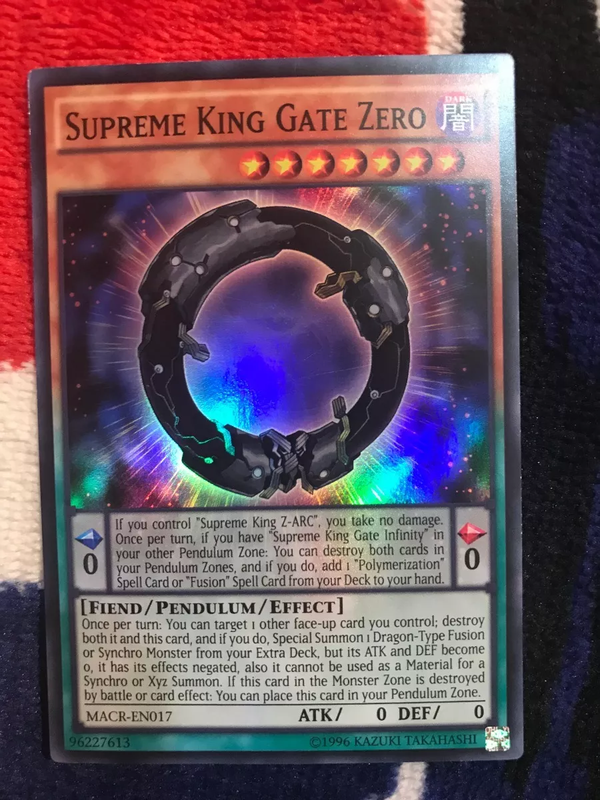 Supreme King Gate Zero - MACR-EN017 - Super Rare 1st Edition