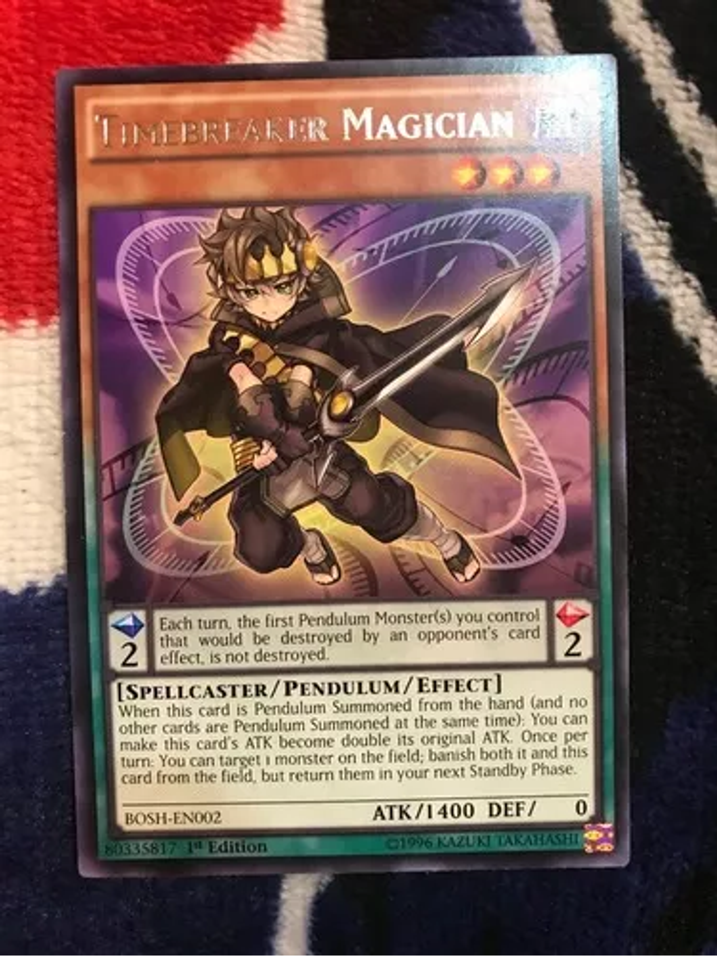Timebreaker Magician - BOSH-EN002 - Rare 1st Edition 1