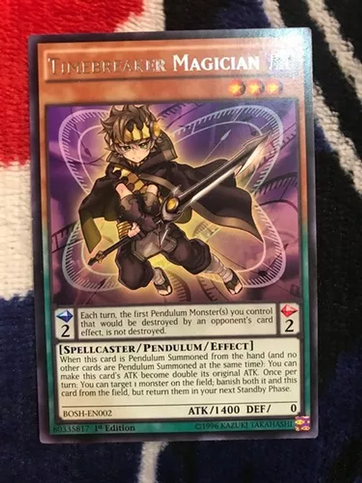 Timebreaker Magician - BOSH-EN002 - Rare 1st Edition 1