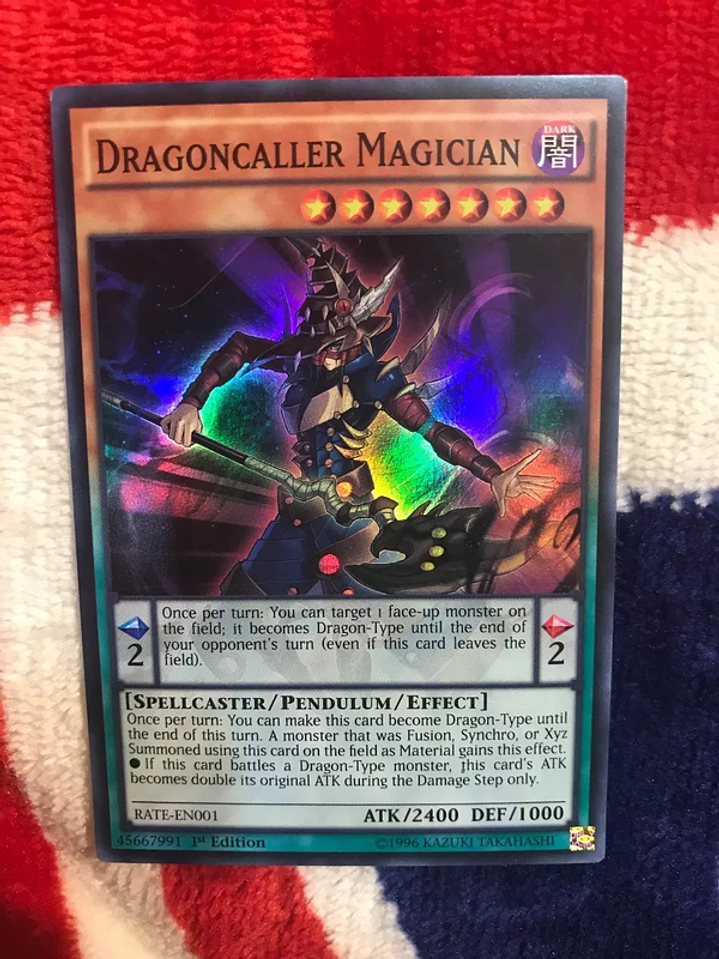 Dragoncaller Magician - RATE-EN001 - Super Rare 1st Edition 1