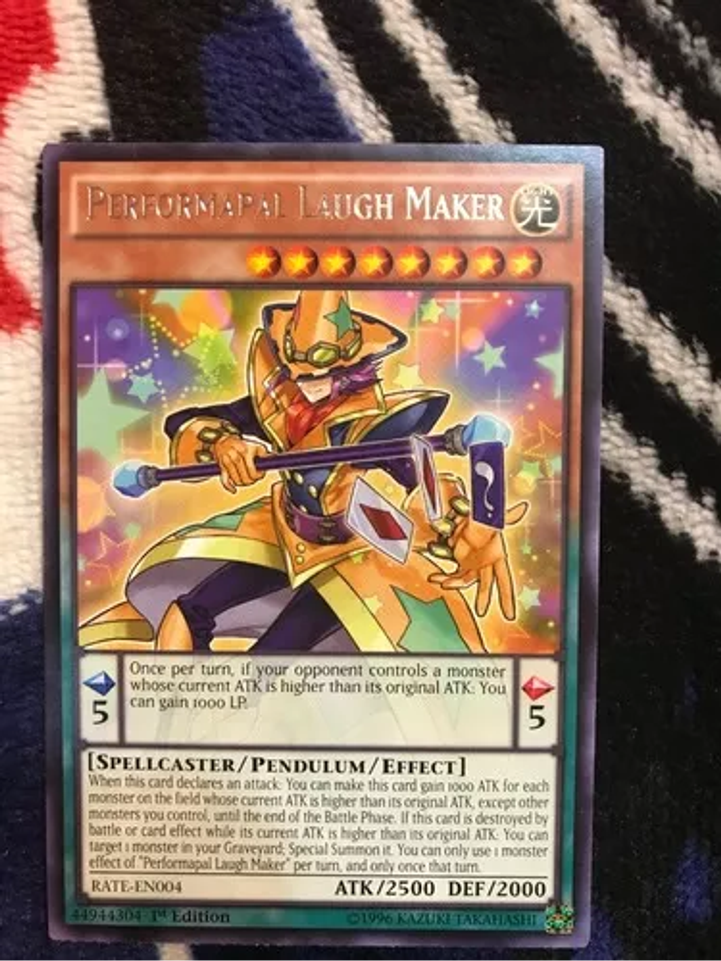 Performapal Laugh Maker - RATE-EN004 - Rare 1st Edition 1