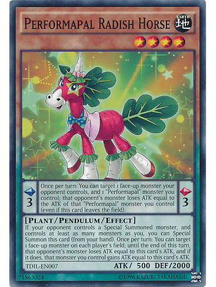 Performapal Radish Horse - TDIL-EN007 - Common Unlimited
