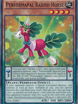 Performapal Radish Horse - TDIL-EN007 - Common Unlimited