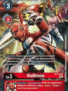 ST7-03 (Alternative Art) Guilmon (Tamer's Evolution Box 2)