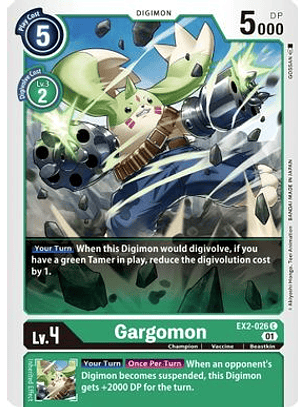 EX2-026 C Gargomon 