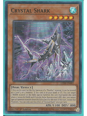 Crystal Shark - LED9-EN002 - Super Rare 1st Edition