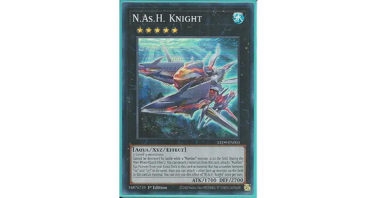 N.As.H. Knight - LED9-EN003 - Super Rare 1st Edition