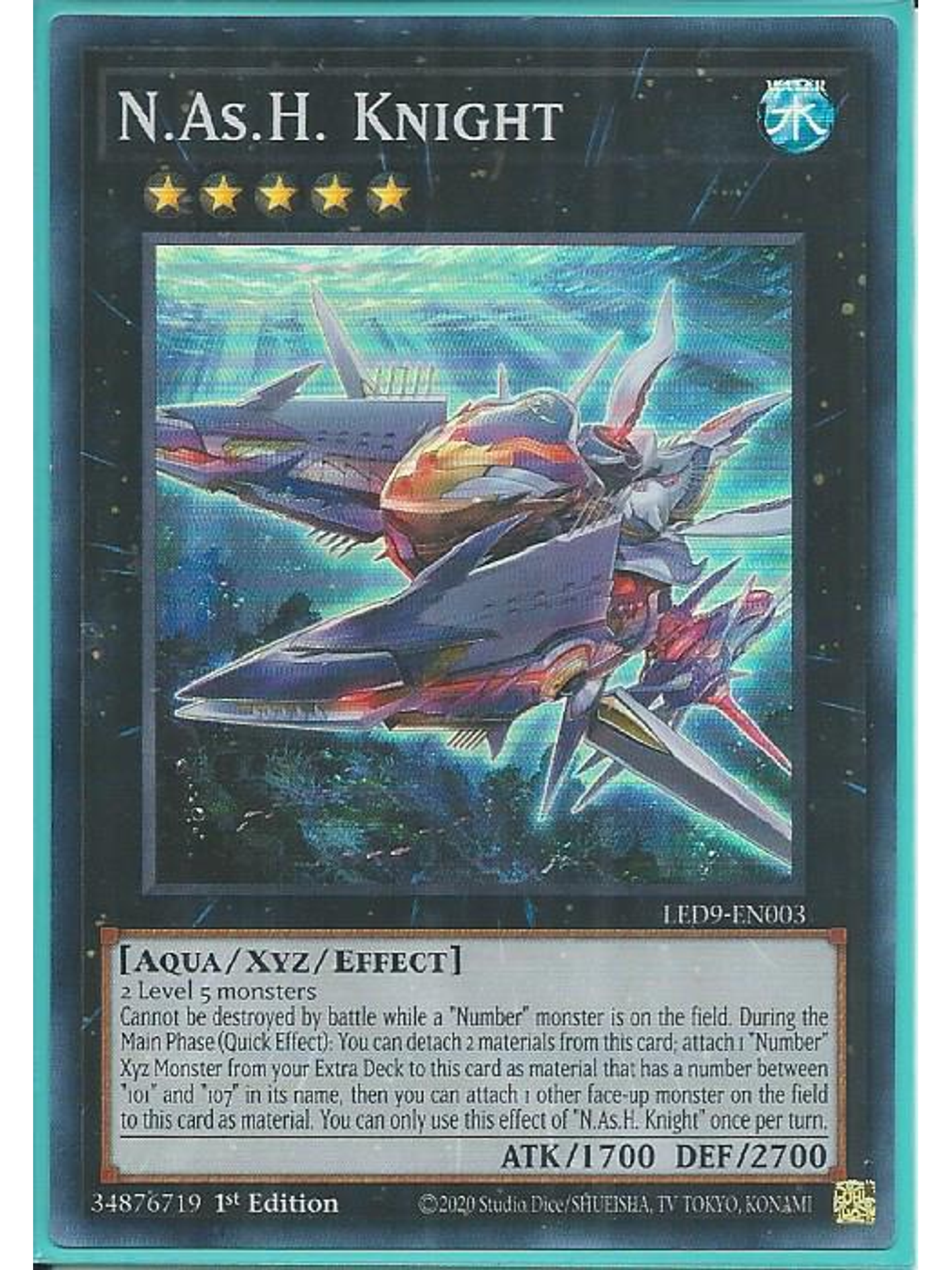 N.As.H. Knight - LED9-EN003 - Super Rare 1st Edition 1