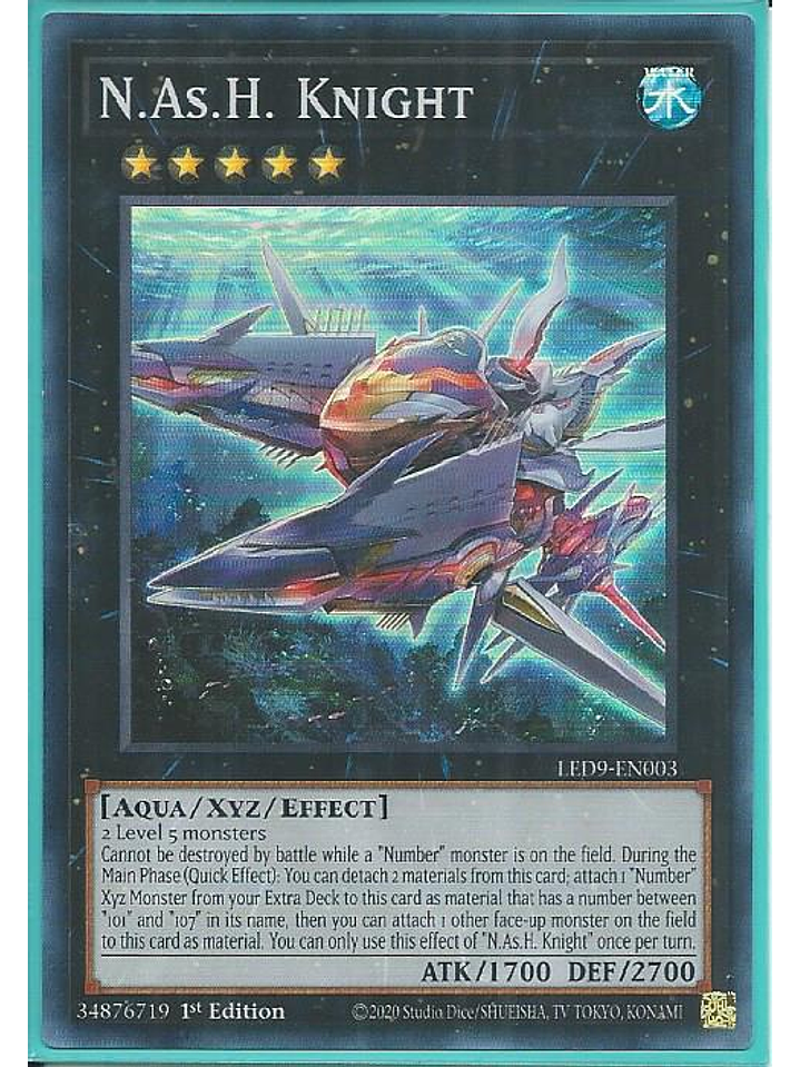 N.As.H. Knight - LED9-EN003 - Super Rare 1st Edition 1