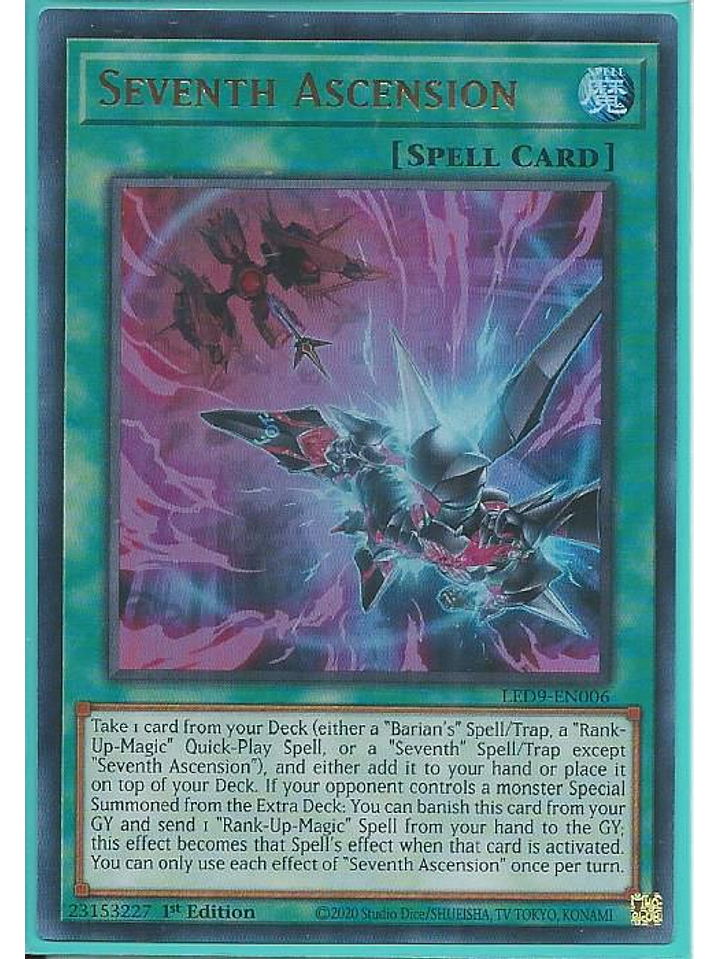 Seventh Ascension - LED9-EN006 - Ultra Rare 1st Edition 1