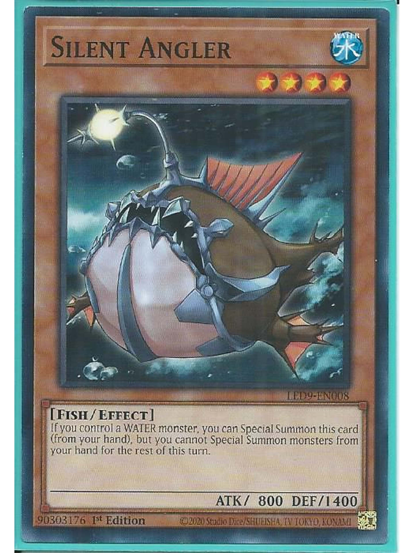 Silent Angler - LED9-EN008 - Common 1st Edition 1