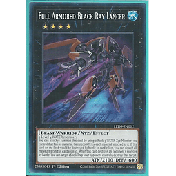 Full Armored Black Ray Lancer - LED9-EN012 - Common 1st Edition