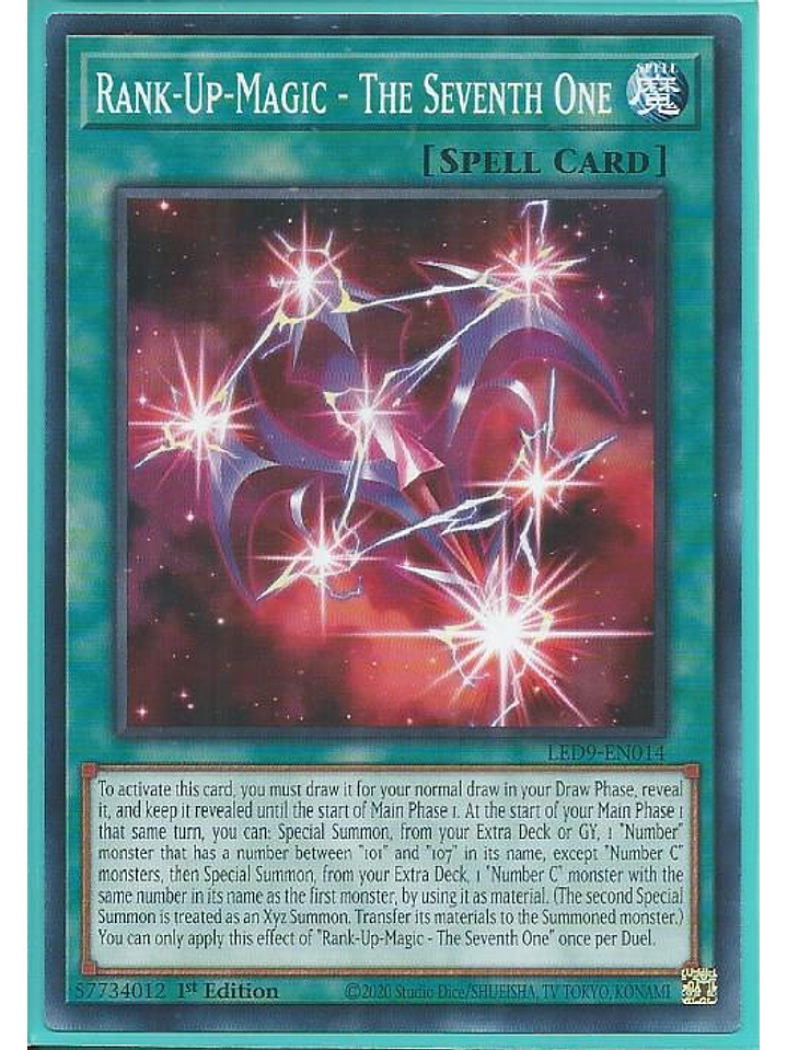 Rank-Up-Magic - The Seventh One - LED9-EN014 - Common 1st Edition 1