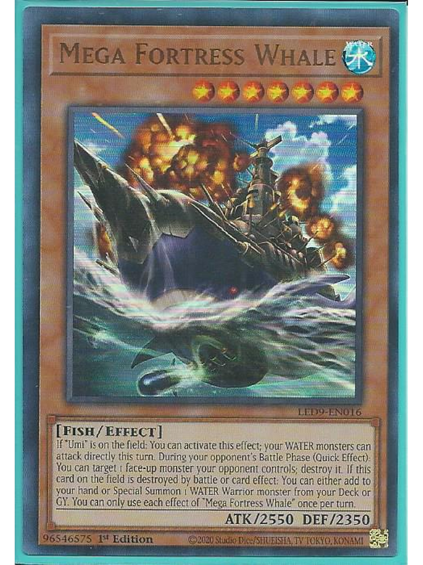 Mega Fortress Whale - LED9-EN016 - Ultra Rare 1st Edition 1