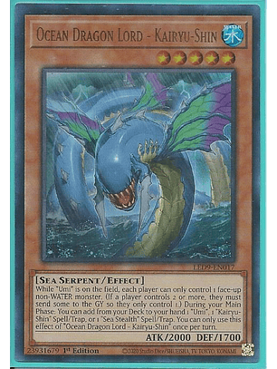 Ocean Dragon Lord - Kairyu-Shin - LED9-EN017 - Ultra Rare 1st Edition