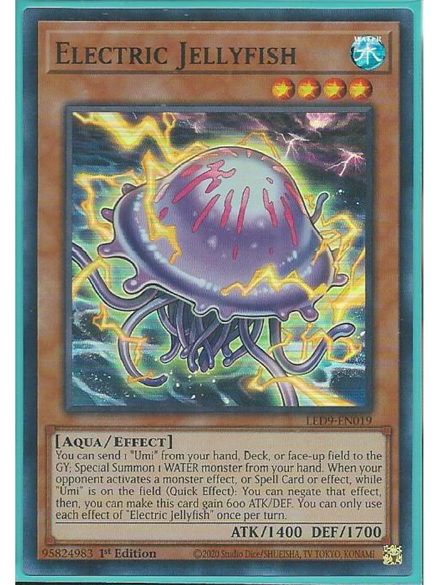 Electric Jellyfish - LED9-EN019 - Super Rare 1st Edition 1