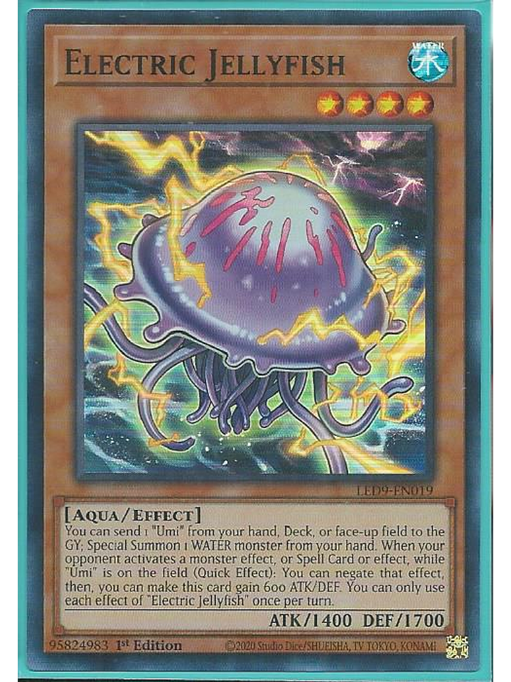Electric Jellyfish - LED9-EN019 - Super Rare 1st Edition 1