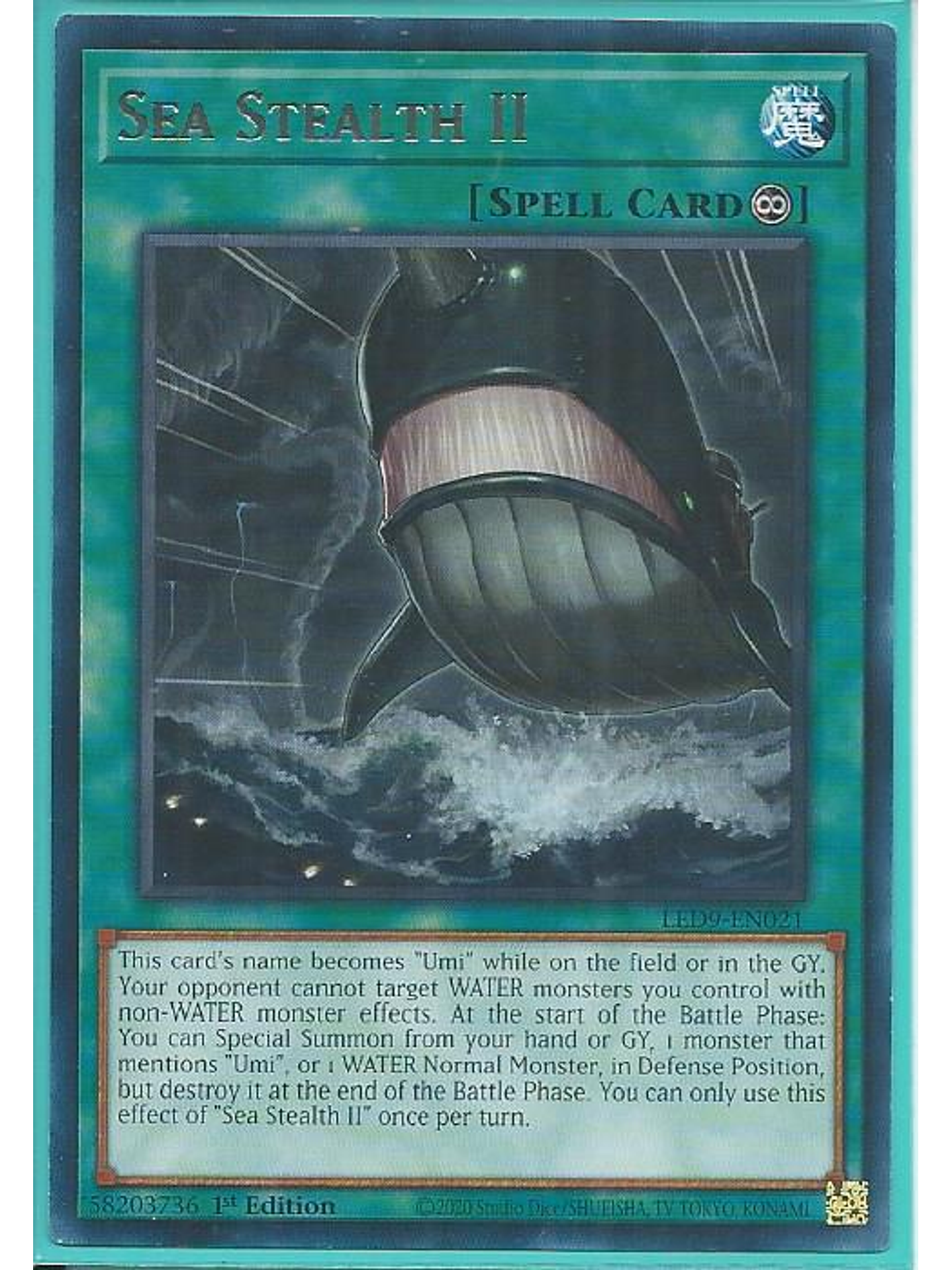 Sea Stealth II - LED9-EN021 - Rare 1st Edition 1