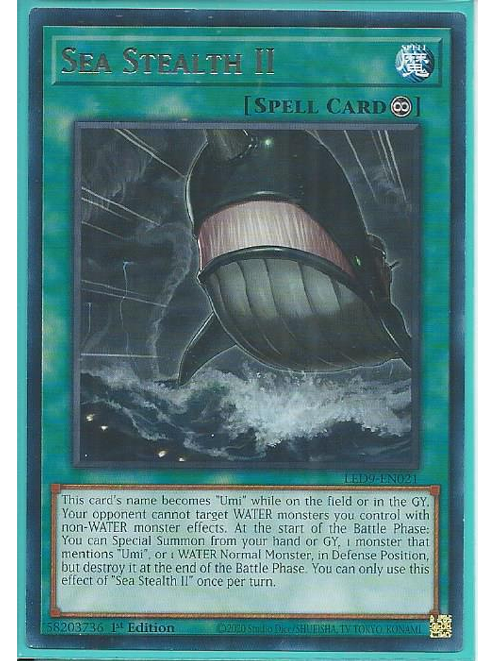Sea Stealth II - LED9-EN021 - Rare 1st Edition 1