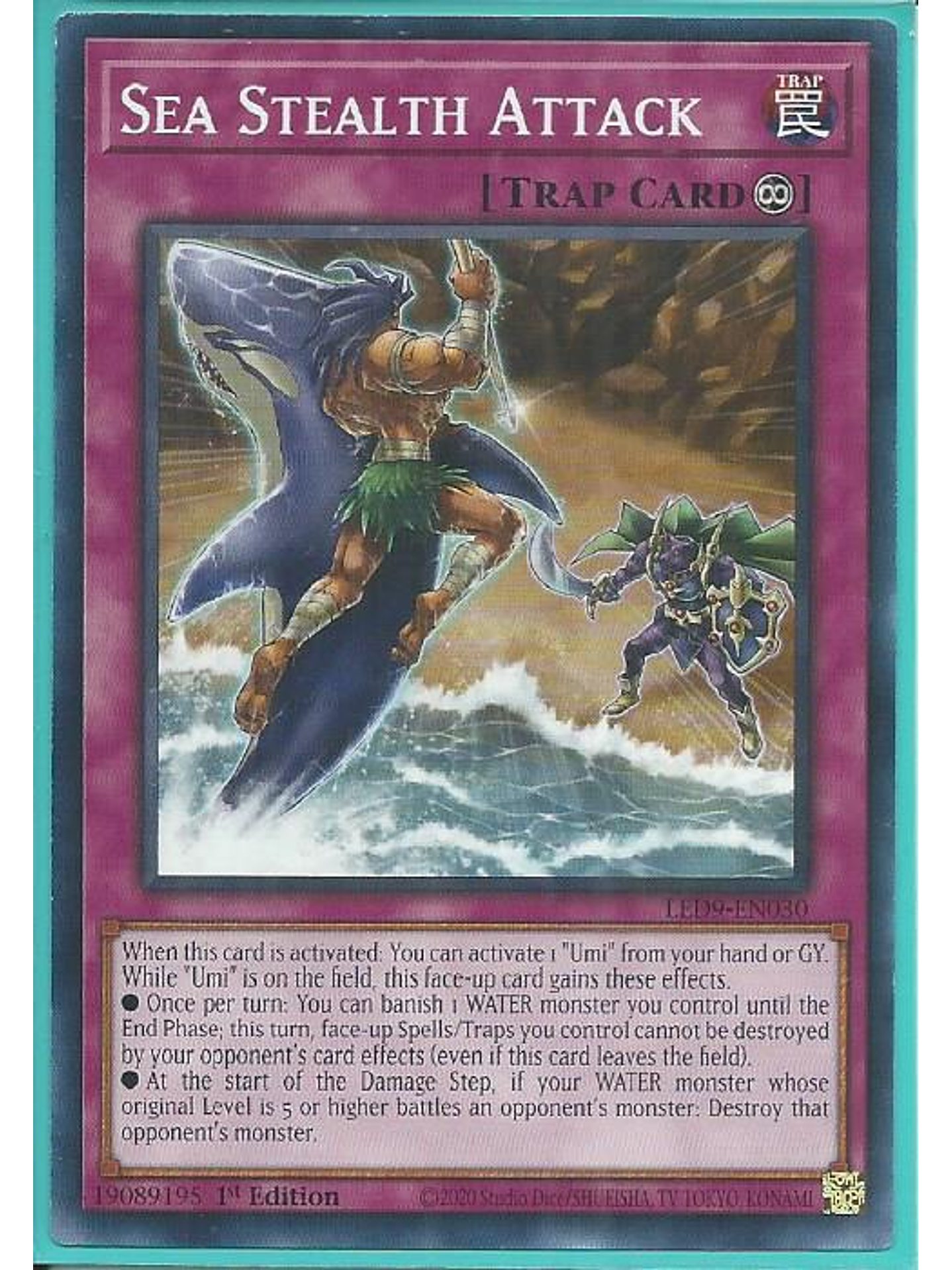 Sea Stealth Attack - LED9-EN030 - Common 1st Edition 1