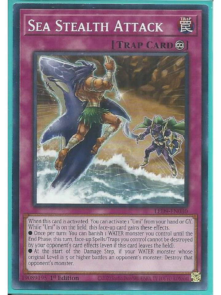 Sea Stealth Attack - LED9-EN030 - Common 1st Edition 1