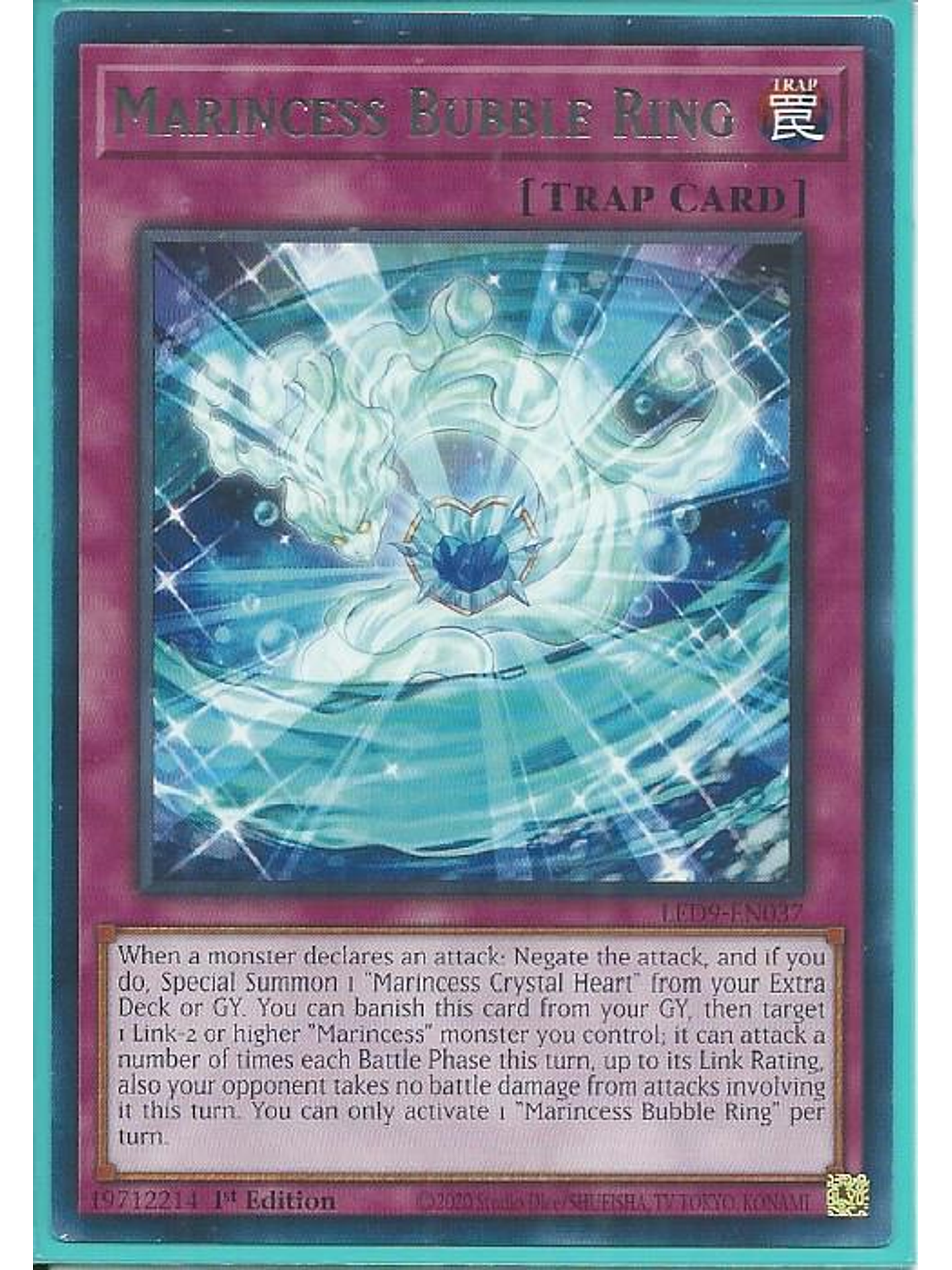 Marincess Bubble Ring - LED9-EN037 - Rare 1st Edition 1