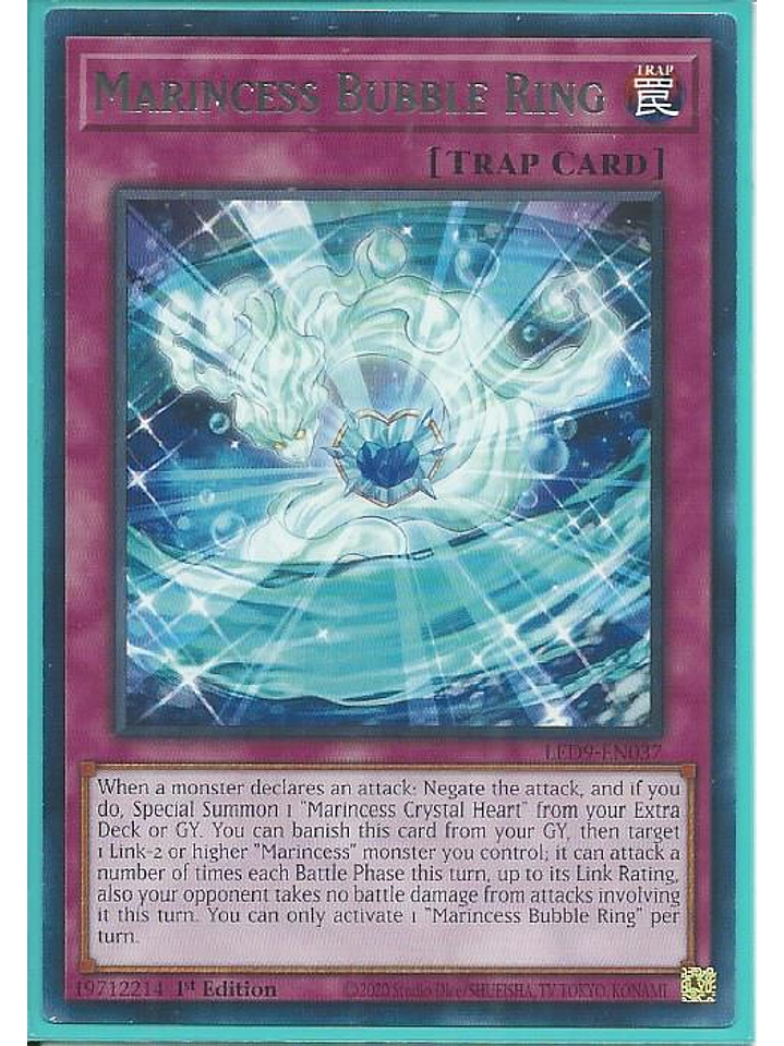 Marincess Bubble Ring - LED9-EN037 - Rare 1st Edition 1