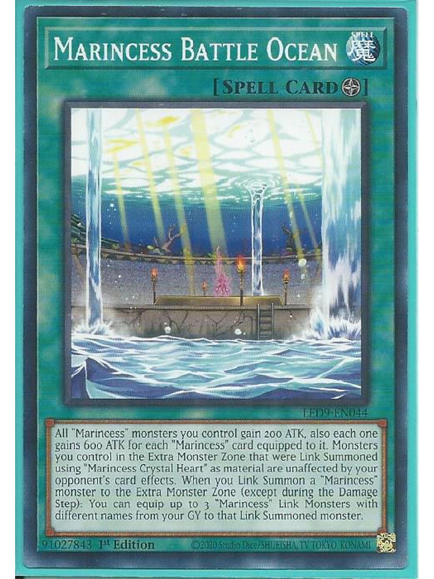 Marincess Battle Ocean - LED9-EN044 - Common 1st Edition 1