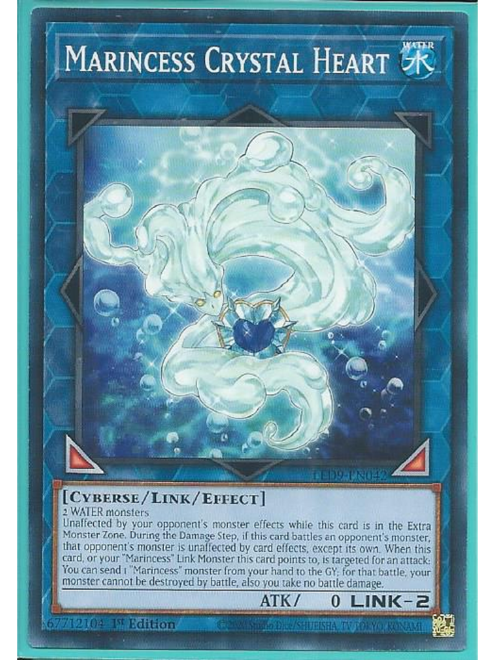 Marincess Crystal Heart - LED9-EN042 - Common 1st Edition 1