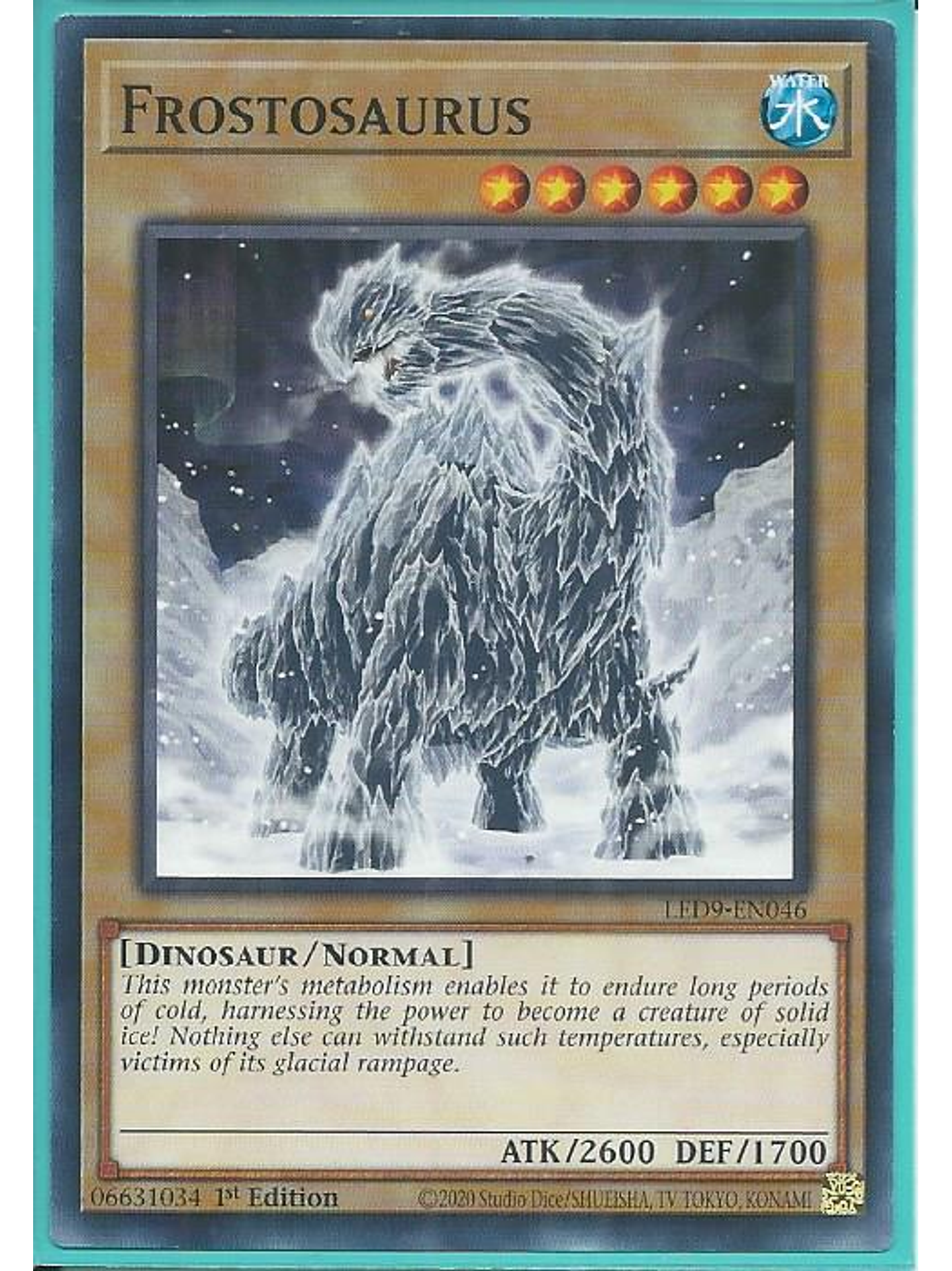 Frostosaurus - LED9-EN046 - Common 1st Edition 1