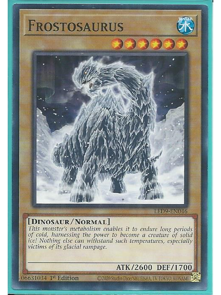 Frostosaurus - LED9-EN046 - Common 1st Edition 1
