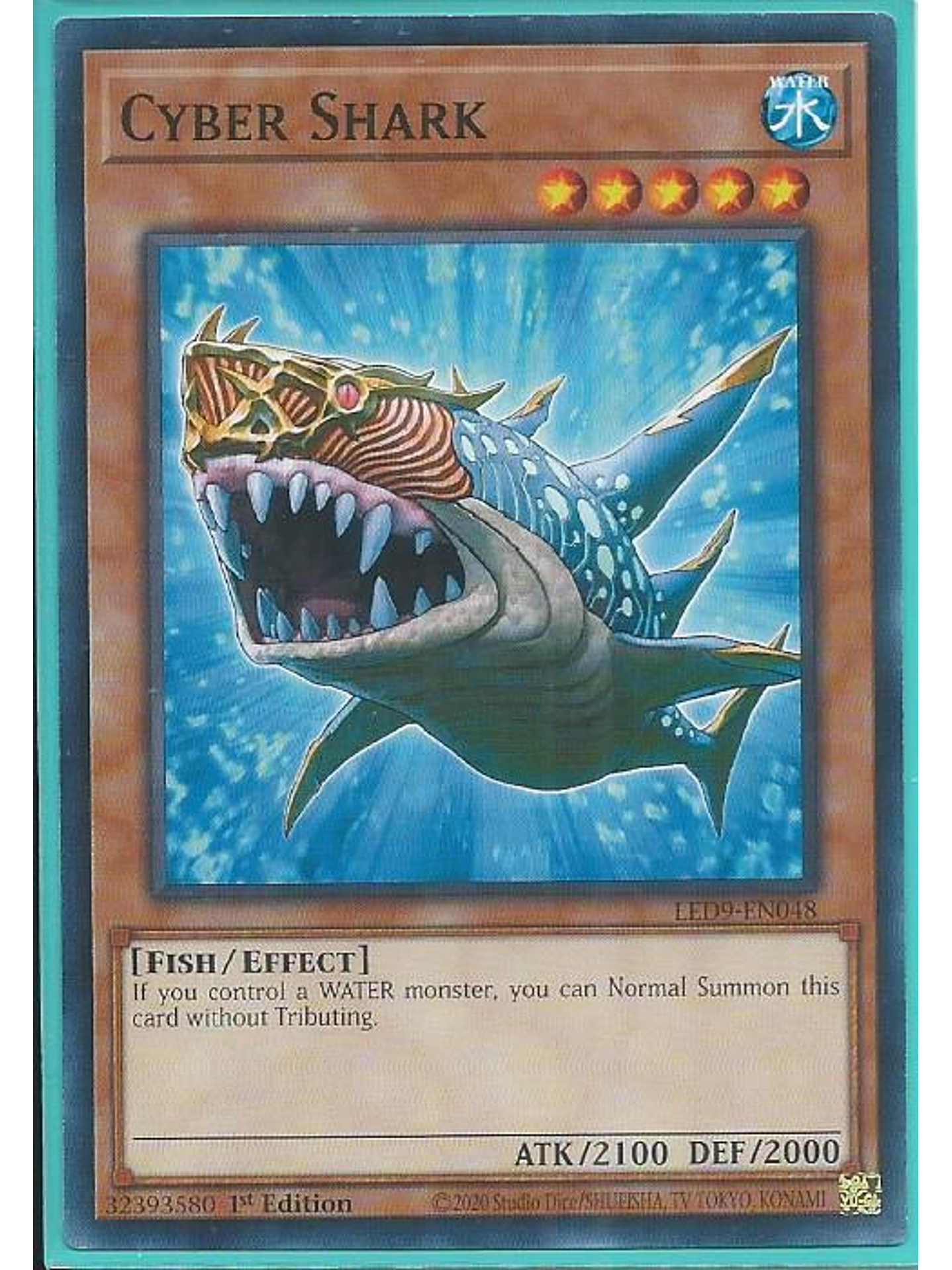 Cyber Shark - LED9-EN048 - Common 1st Edition 1