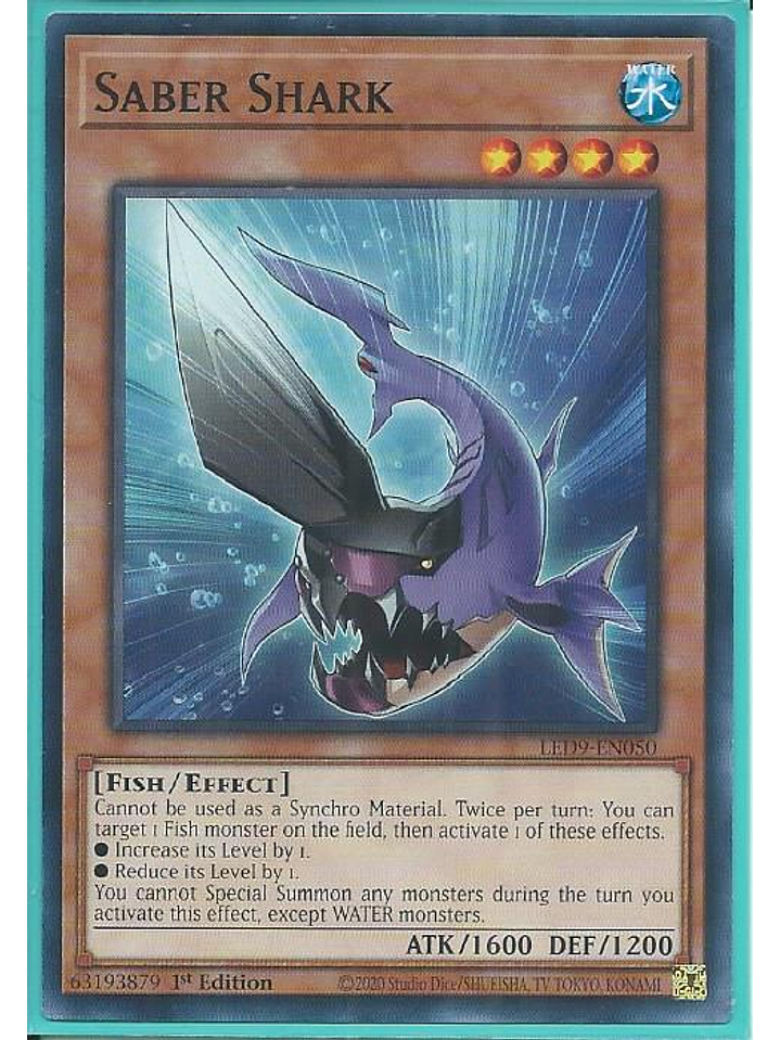 Saber Shark - LED9-EN050 - Common 1st Edition 1