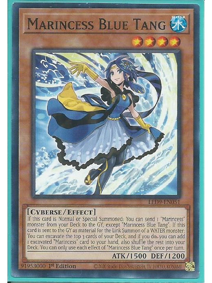 Marincess Blue Tang - LED9-EN051 - Common 1st Edition 1