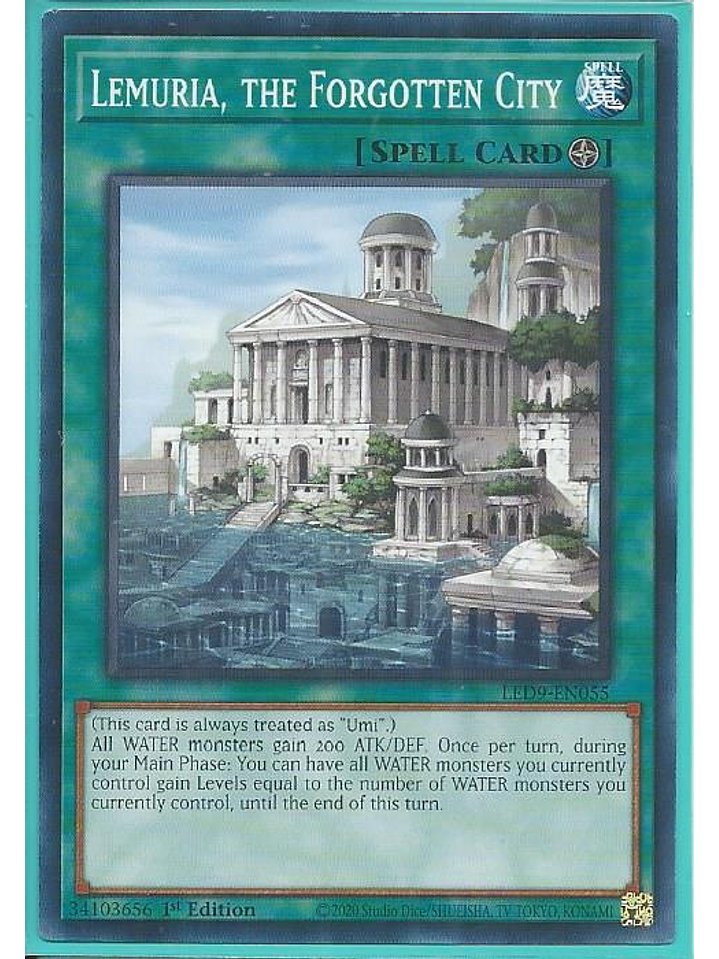 Lemuria, the Forgotten City - LED9-EN055 - Common 1st Edition 1