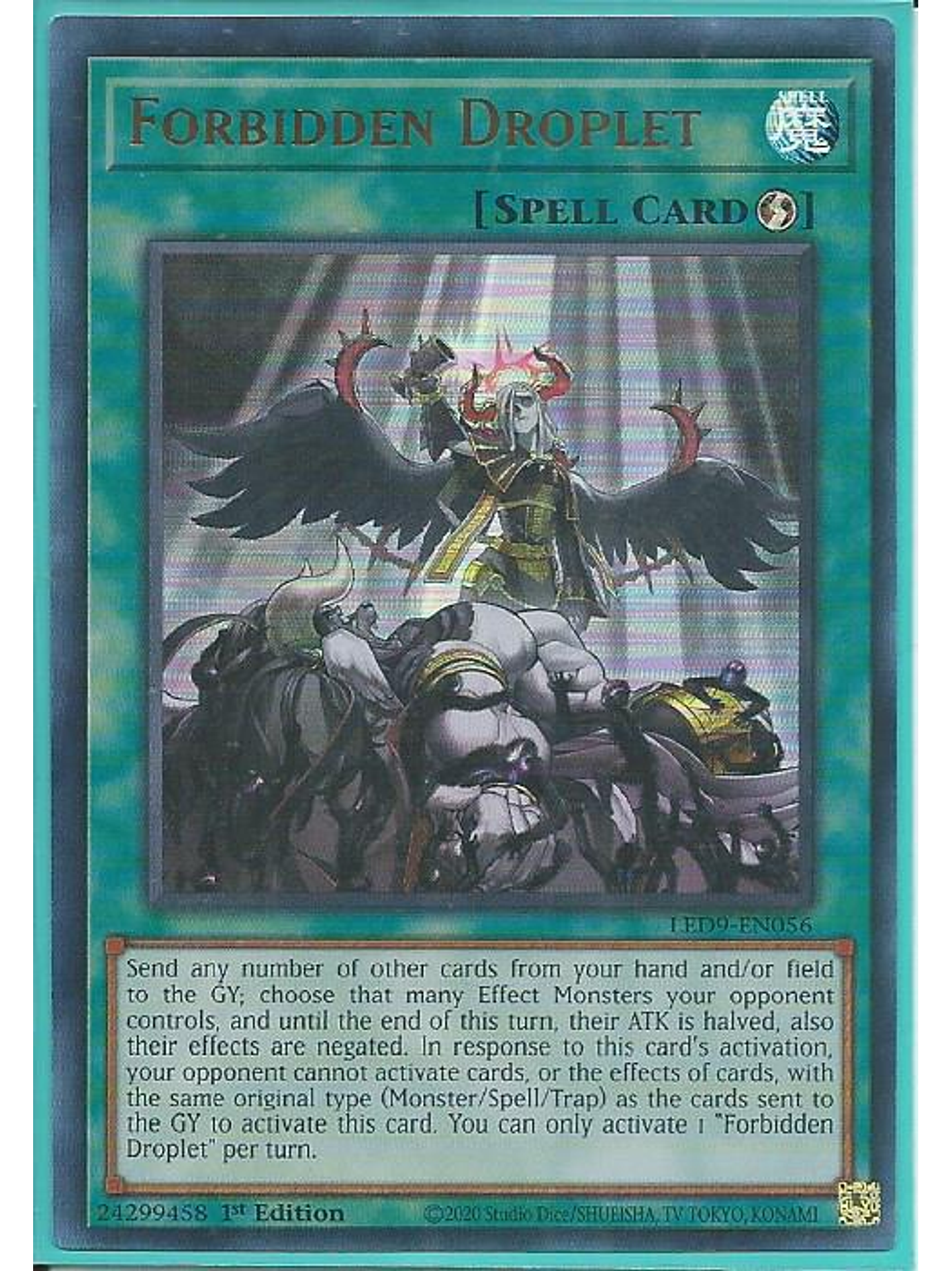 Forbidden Droplet - LED9-EN056 - Ultra Rare 1st Edition 1