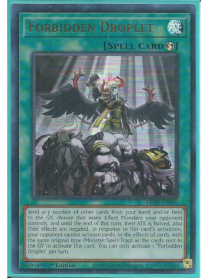 Forbidden Droplet - LED9-EN056 - Ultra Rare 1st Edition 1