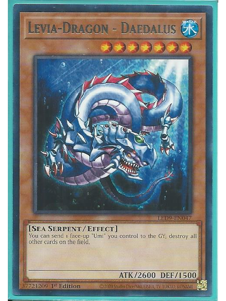Levia-Dragon - Daedalus - LED9-EN047 - Rare 1st Edition 1