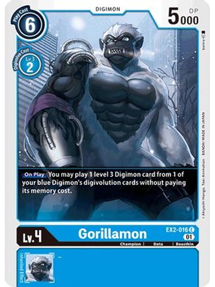 EX2-016 C Gorillamon  1