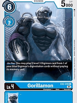 EX2-016 C Gorillamon 