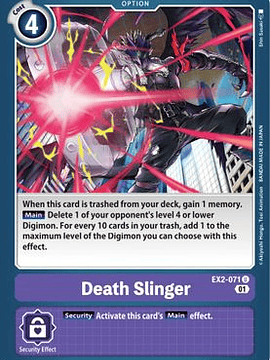EX2-071 U Death Slinger 