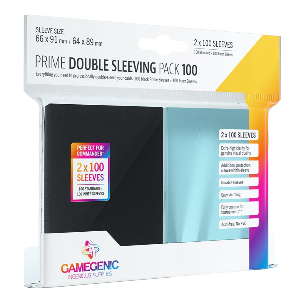 Protectores Standard PRIME Double Sleeving Pack (x100)