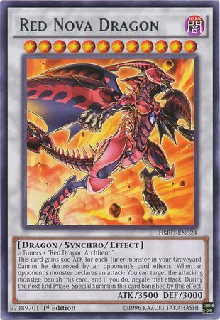 Red Nova Dragon - HSRD-EN024 - Rare 1st Edition
