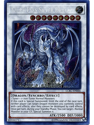 Azure-Eyes Silver Dragon - LCKC-EN066 - Secret Rare Unlimited