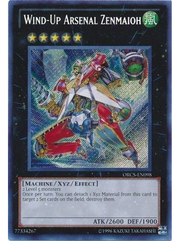 Wind-Up Arsenal Zenmaioh - ORCS-EN098 - Secret Rare Unlimited 1