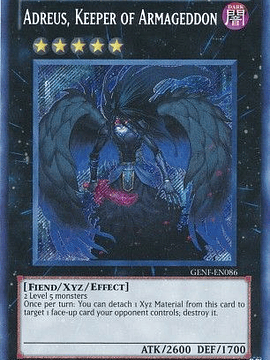 Adreus, Keeper of Armageddon - GENF-EN086 - Secret Rare Unlimited