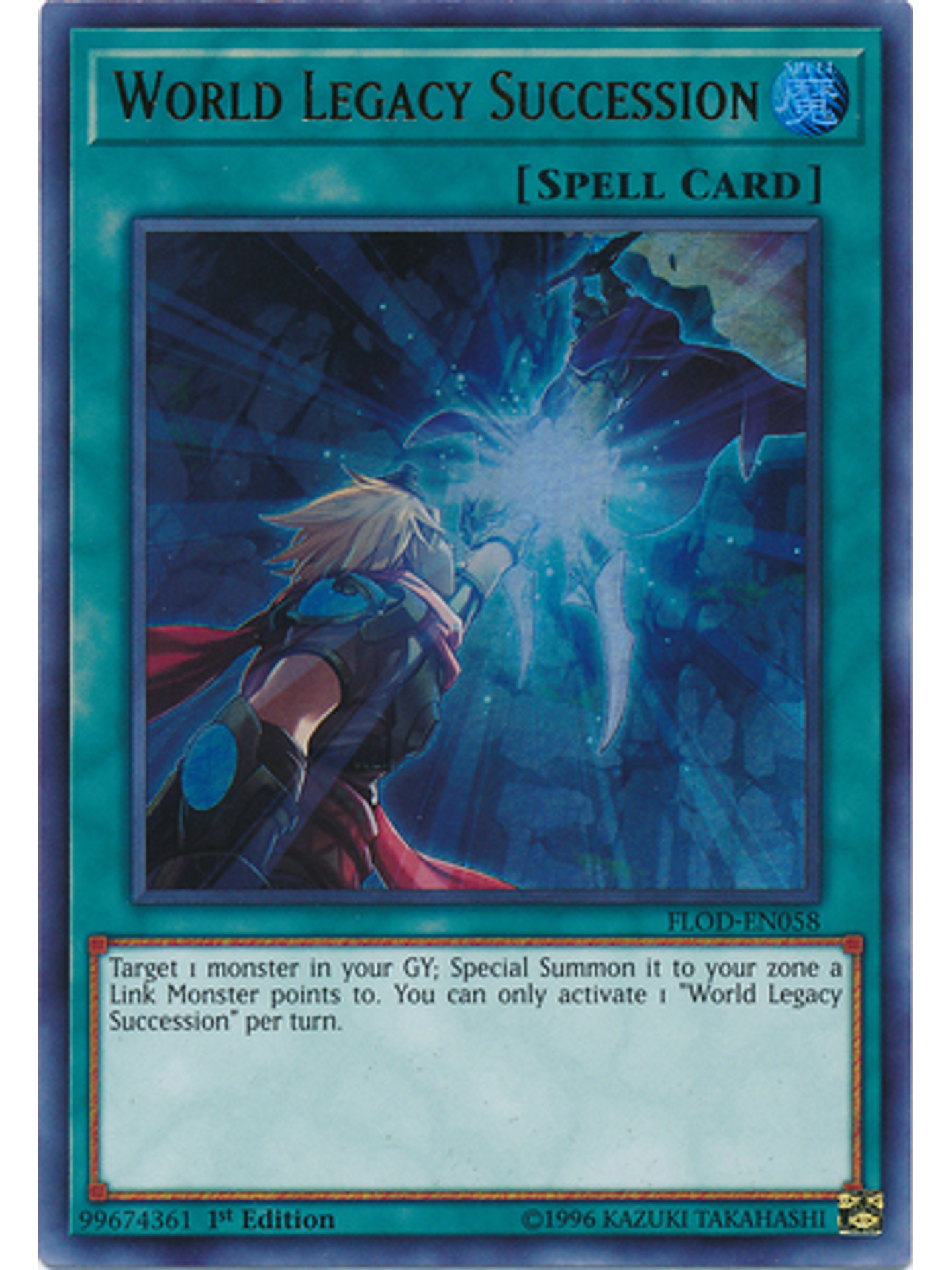 World Legacy Succession - FLOD-EN058 - Ultra Rare 1st Edition 1